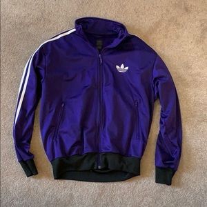 Purple adidas jacket